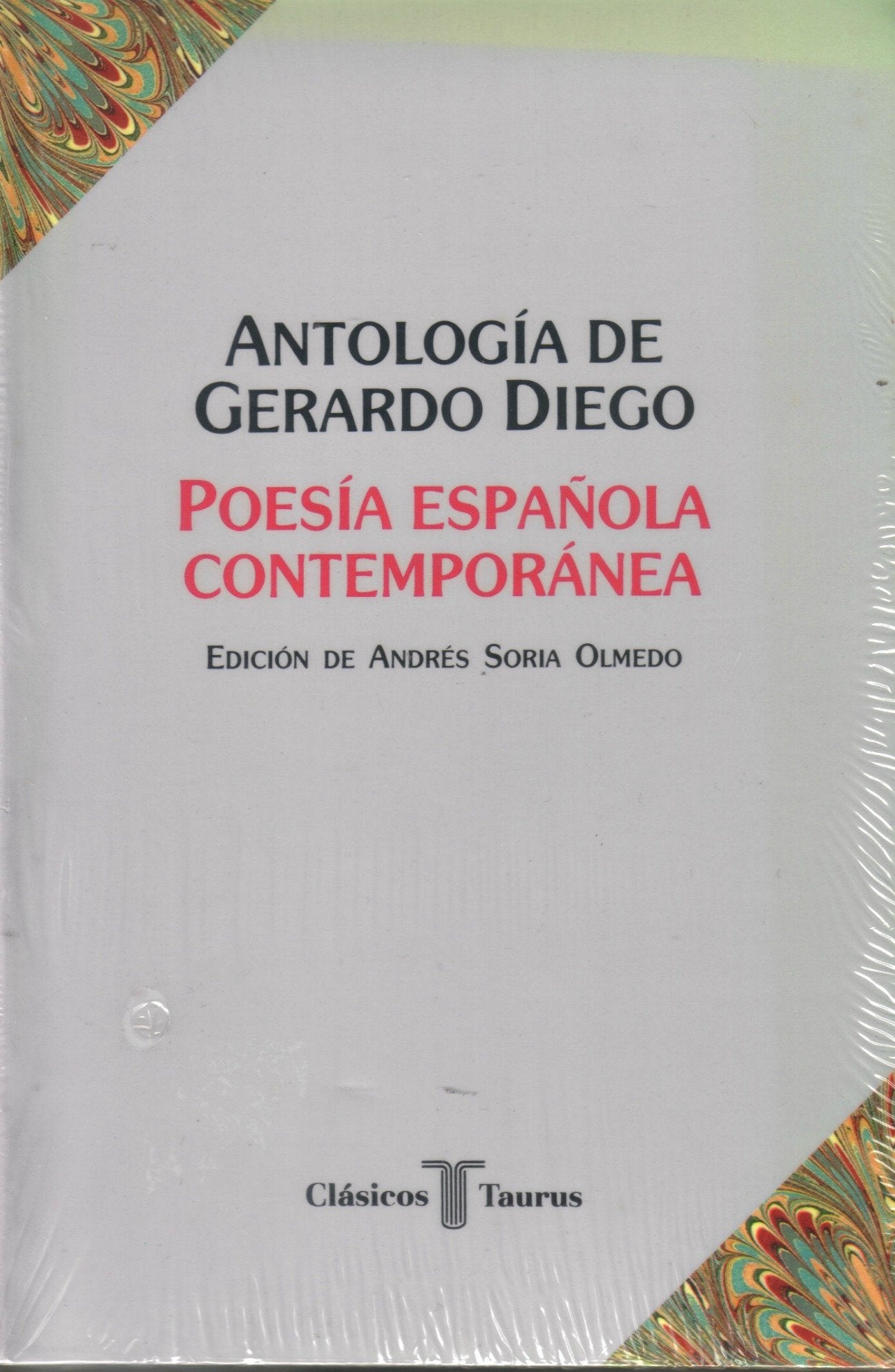 POESÍA ESPAÑOLA CONTEMPORANEA. ANTOLOGÍA DE GERARDO DIEGO. TCL014 CT 14 Books