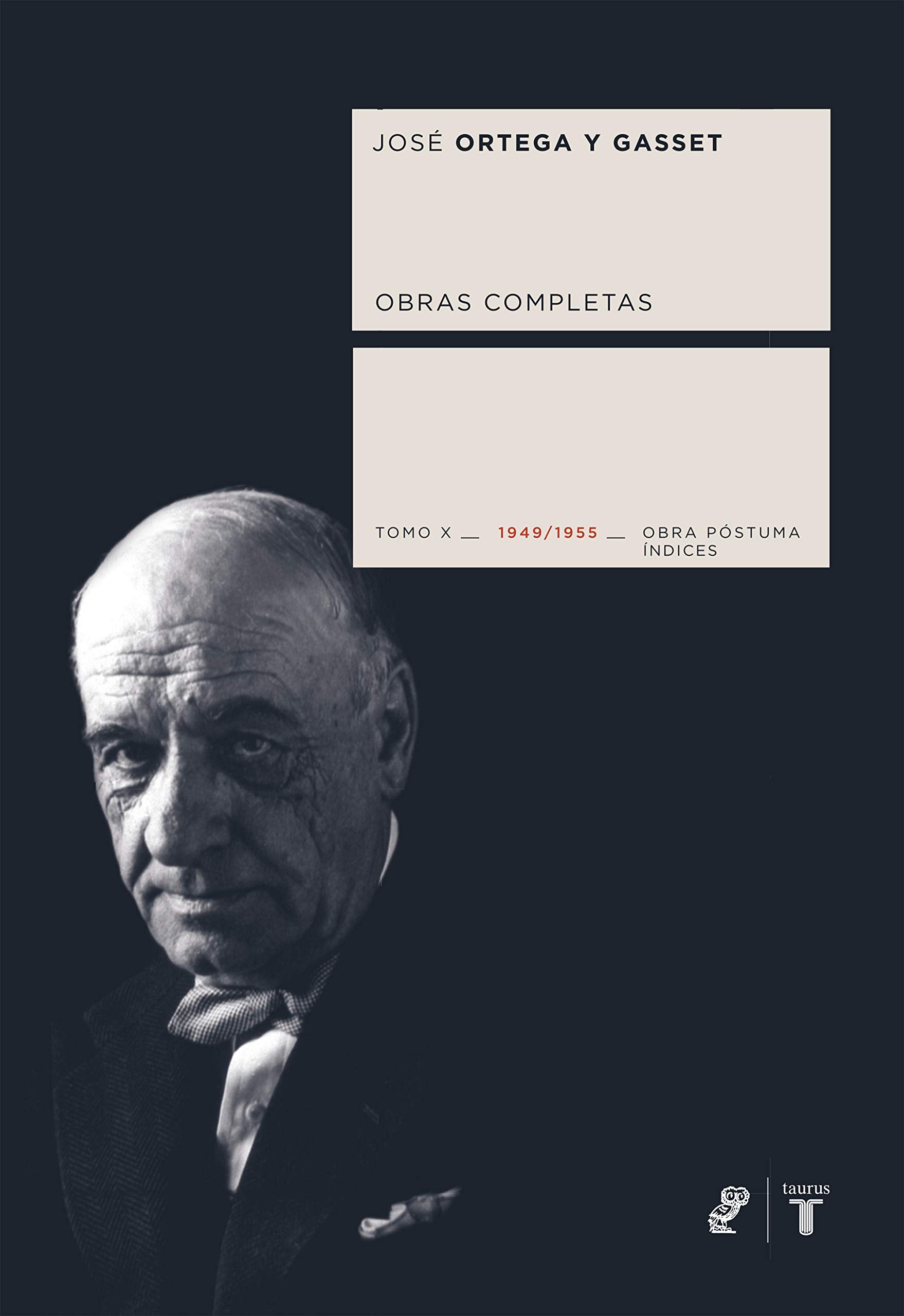 Ortega y Gasset tomo X book