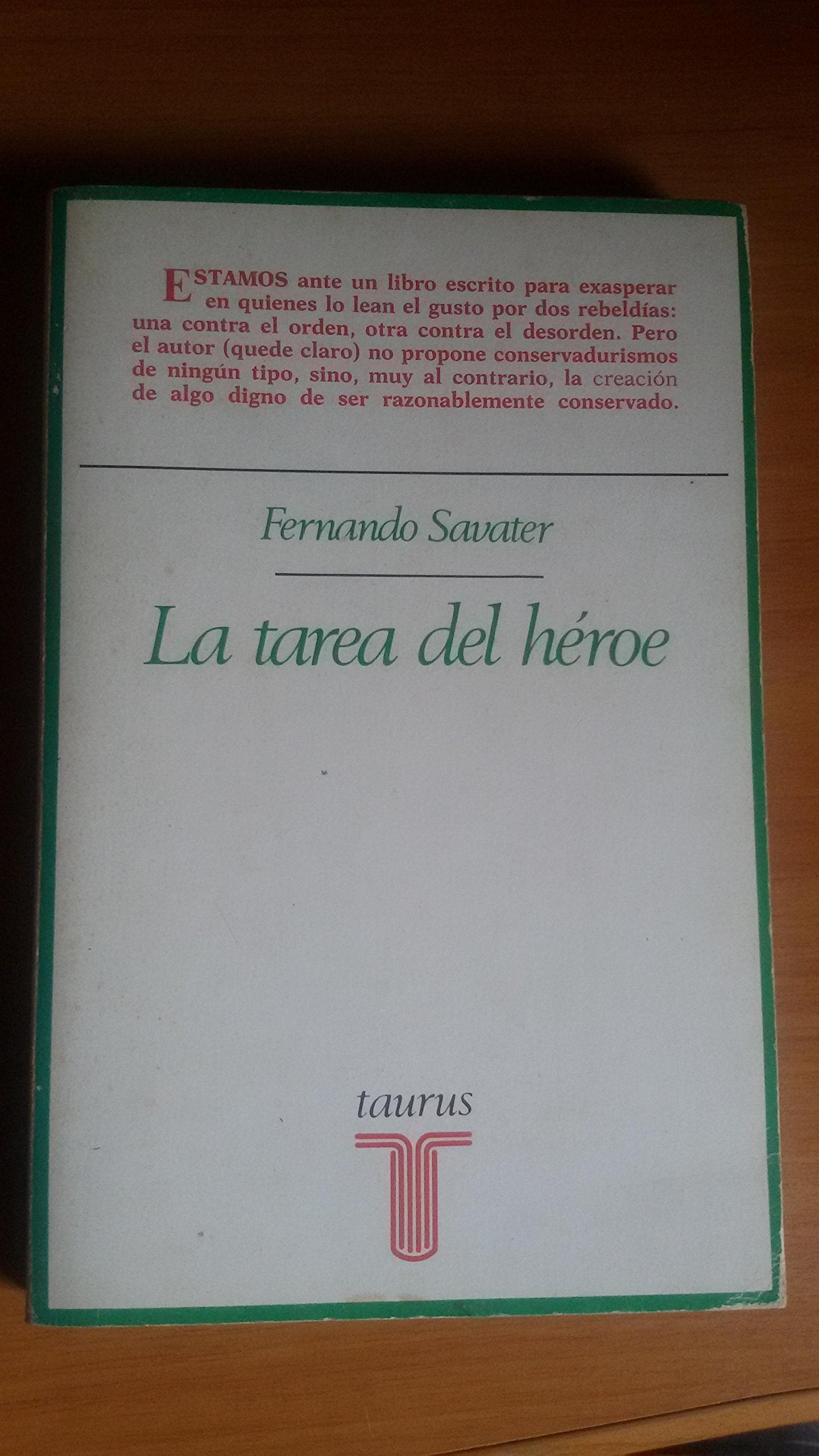 La tarea del héroe: elementos para una ética trágica Books