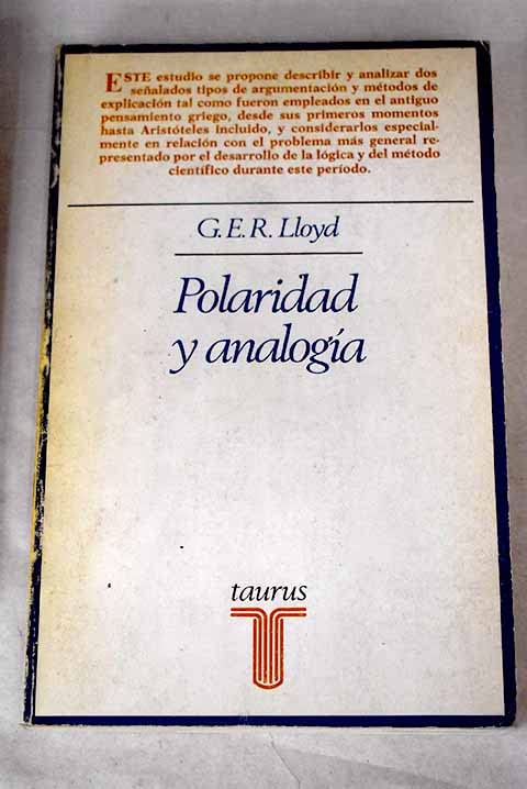 POLARIDAD Y ANALOGIA ENS268 Books