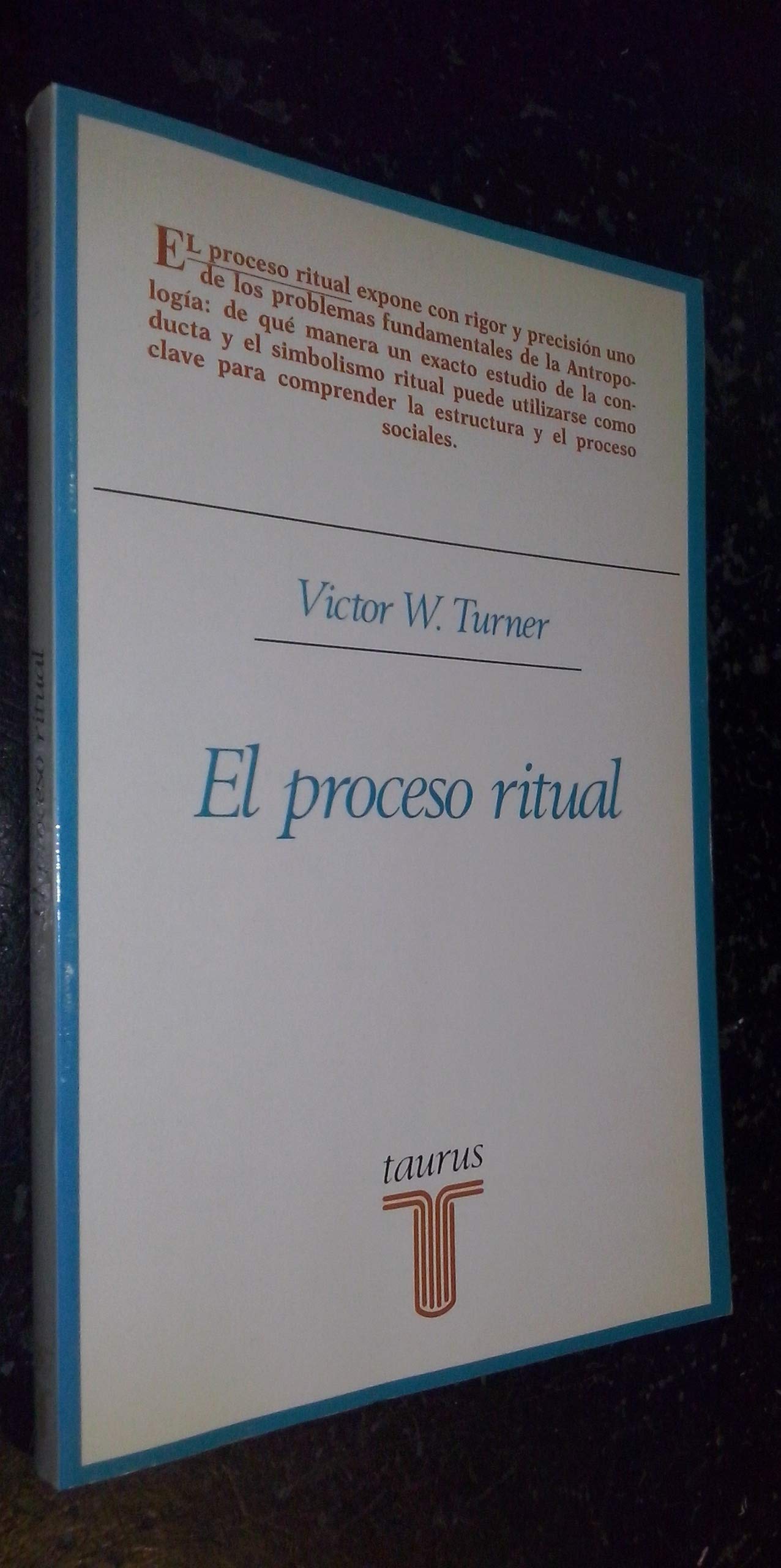 El proceso ritual: estructura y antiestructura Books