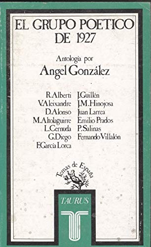 Grupo poetico de 1927 : antologia book