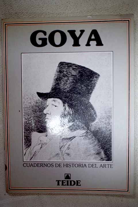 Goya. cuadernos de historia del arte Books