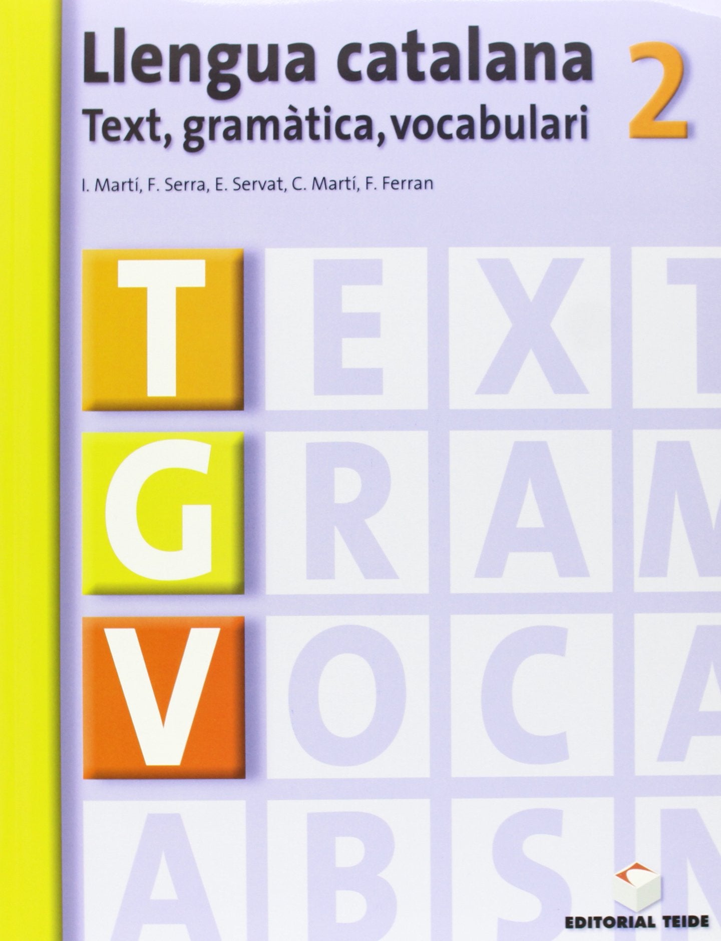 TGV 2. Llengua catalana book