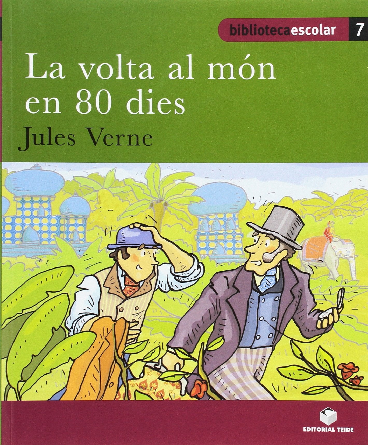 Biblioteca Escolar 07 - La volta al món en 80 dies -Jules Verne- book