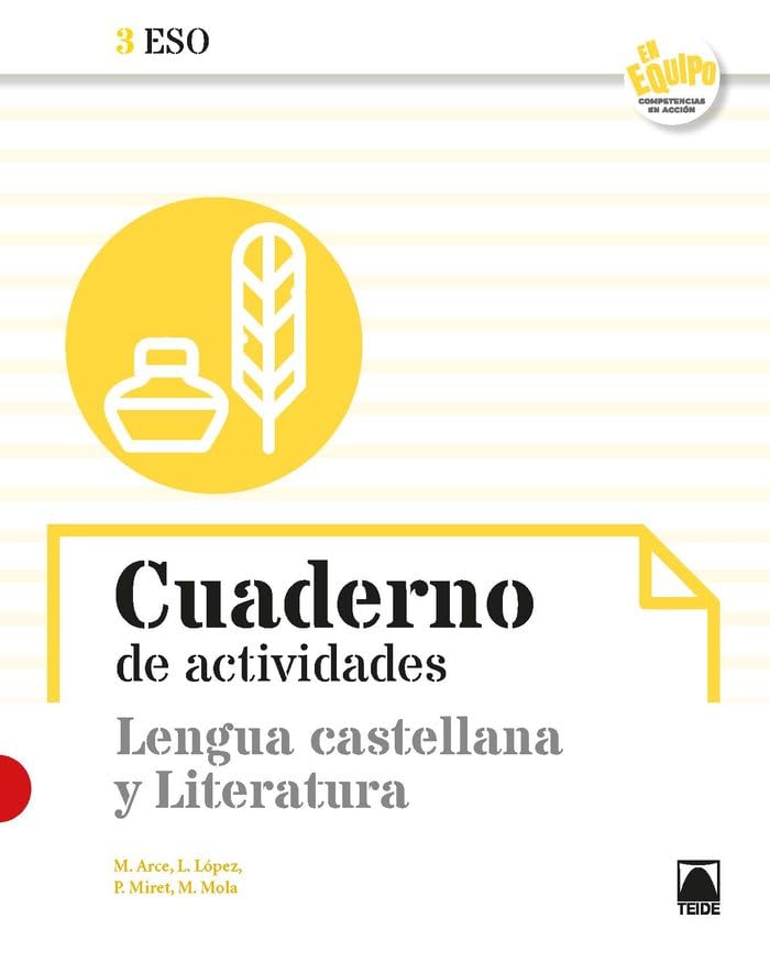 Cuaderno de actividades. Lengua castellana y Literatura 3ESO - En Equipo Books