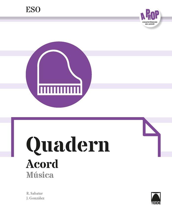 Acord. Quadern - Música 4 ESO (A prop) book