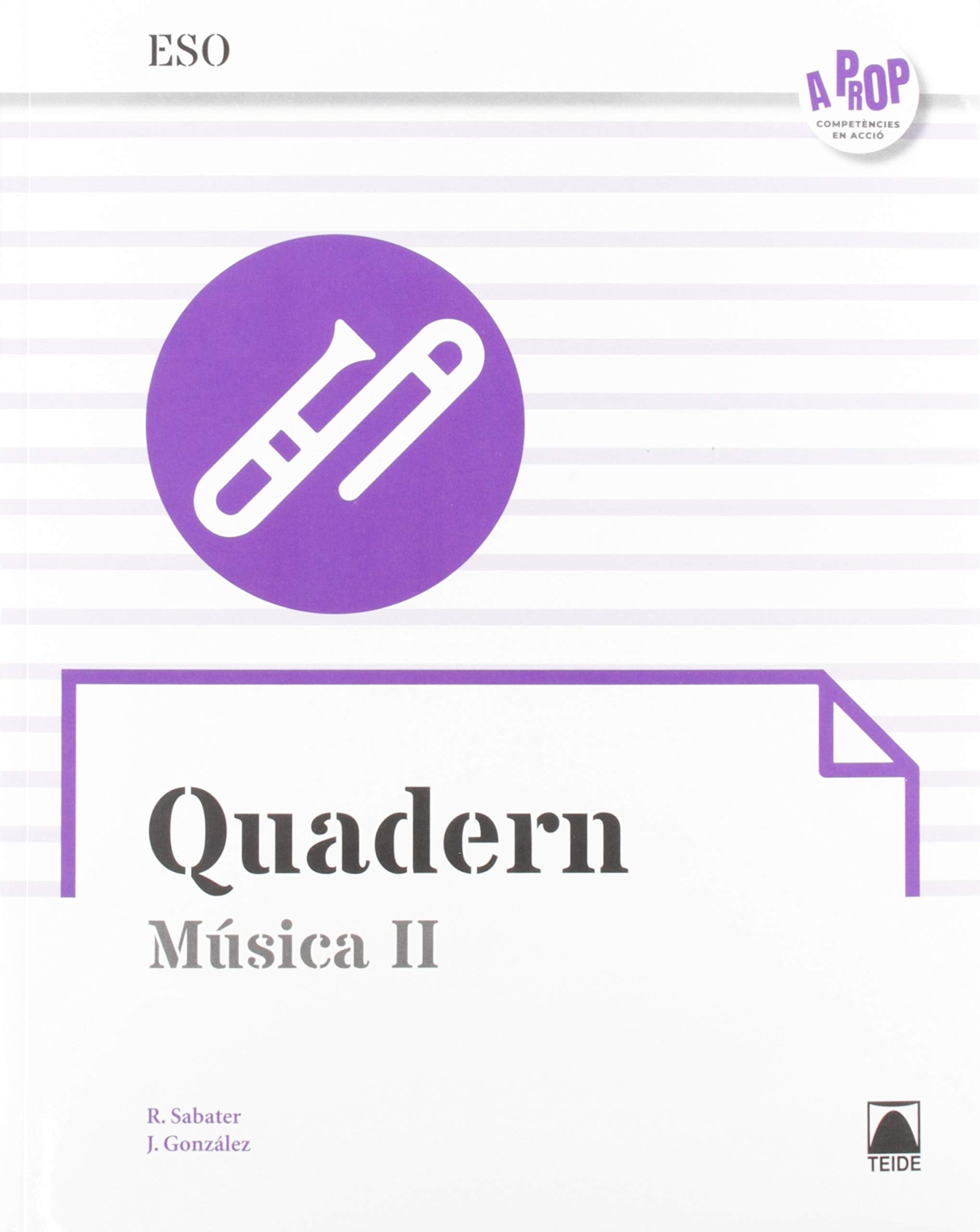 Quadern. Música II ESO (CAT) - ed. 2019 book