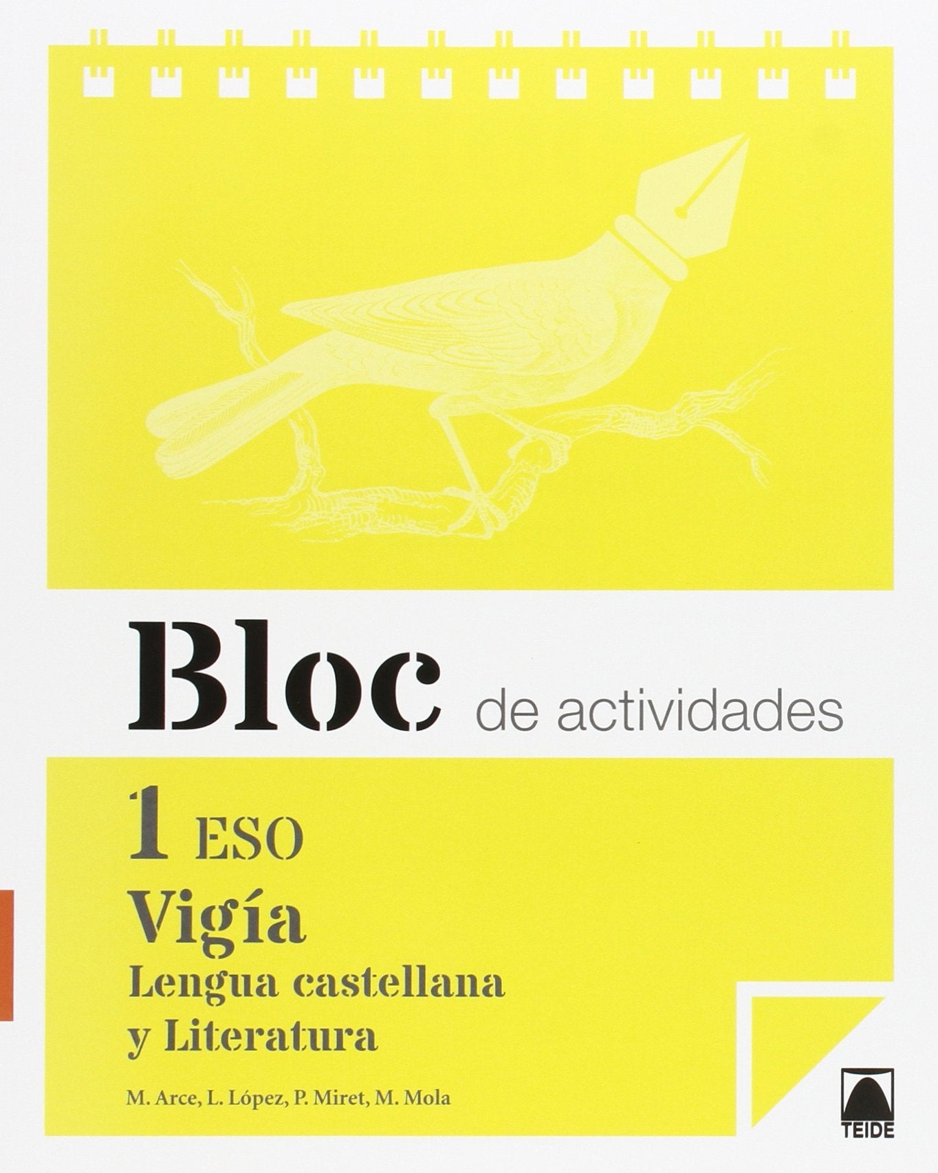Vigía, lengua castellana y literatura, 1 ESO. Bloc de actividades Books