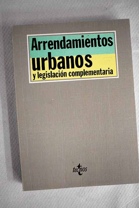 Arrendamientos urbanos book