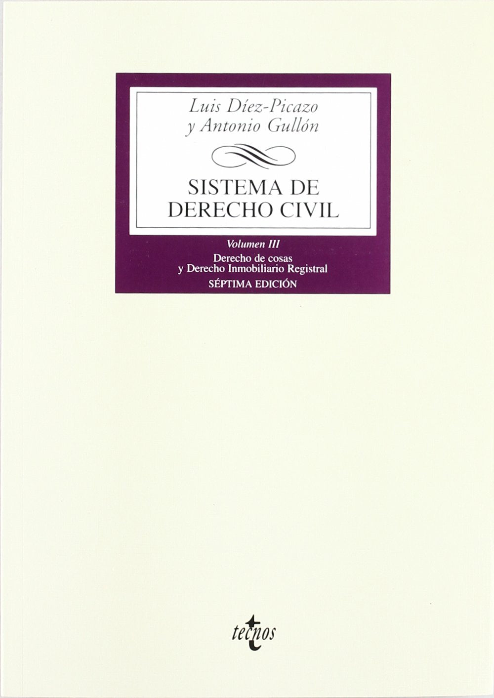 Derecho de cosas y derecho inmobiliario registral (Derecho - Biblioteca Universitaria De Editorial Tecnos) Law