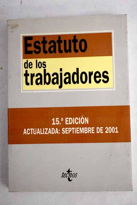 Estatuto de los trabajadores Books