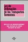 Ley de ordenación de los transportes terrestres (Derecho) Law