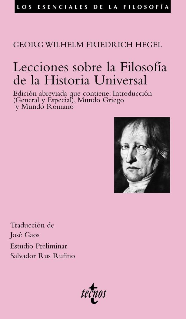 Lecciones sobre la filosofia de la historia universal / Lectures on the Philosophy of Universal History book