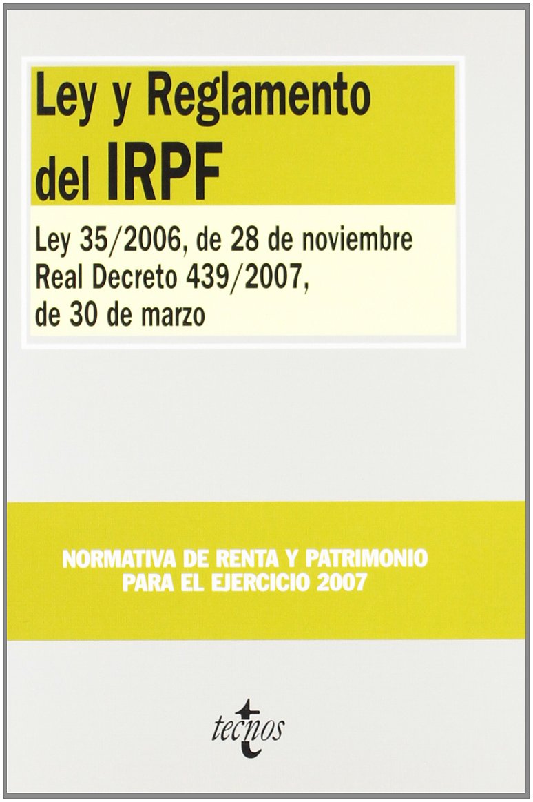 Ley y reglamento del IRPF Law