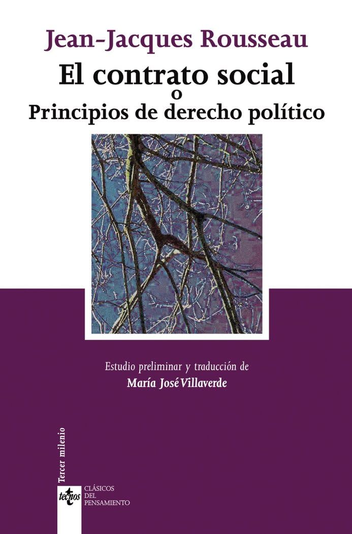 El contrato social o principios de derecho politico / The social contract and principles of political right book