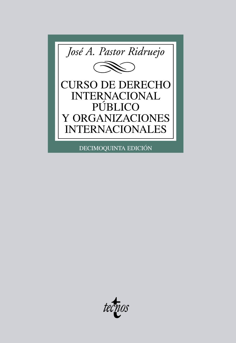 Curso de derecho internacional publico y de organizaciones internacionales / Course of public international law and international organizations book