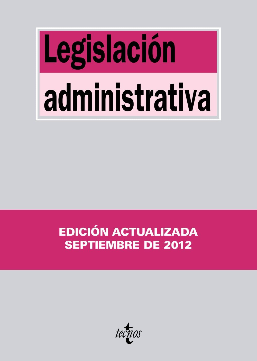 Legislación administrativa book