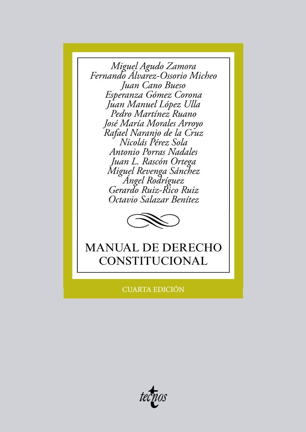 Manual de derecho constitucional / Manual of constitutional law book