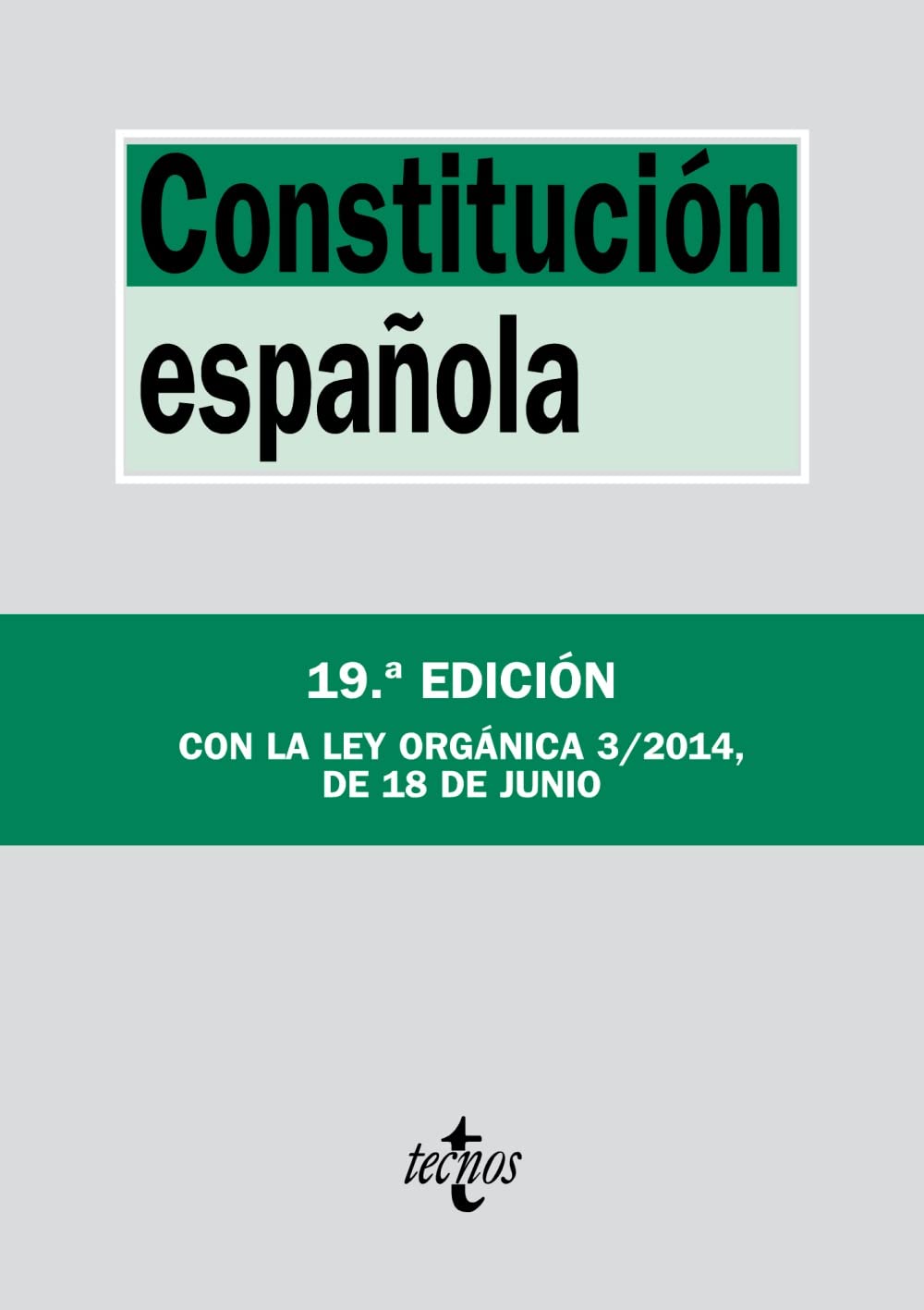 Constitución Española (Derecho - Biblioteca de Textos Legales) Law