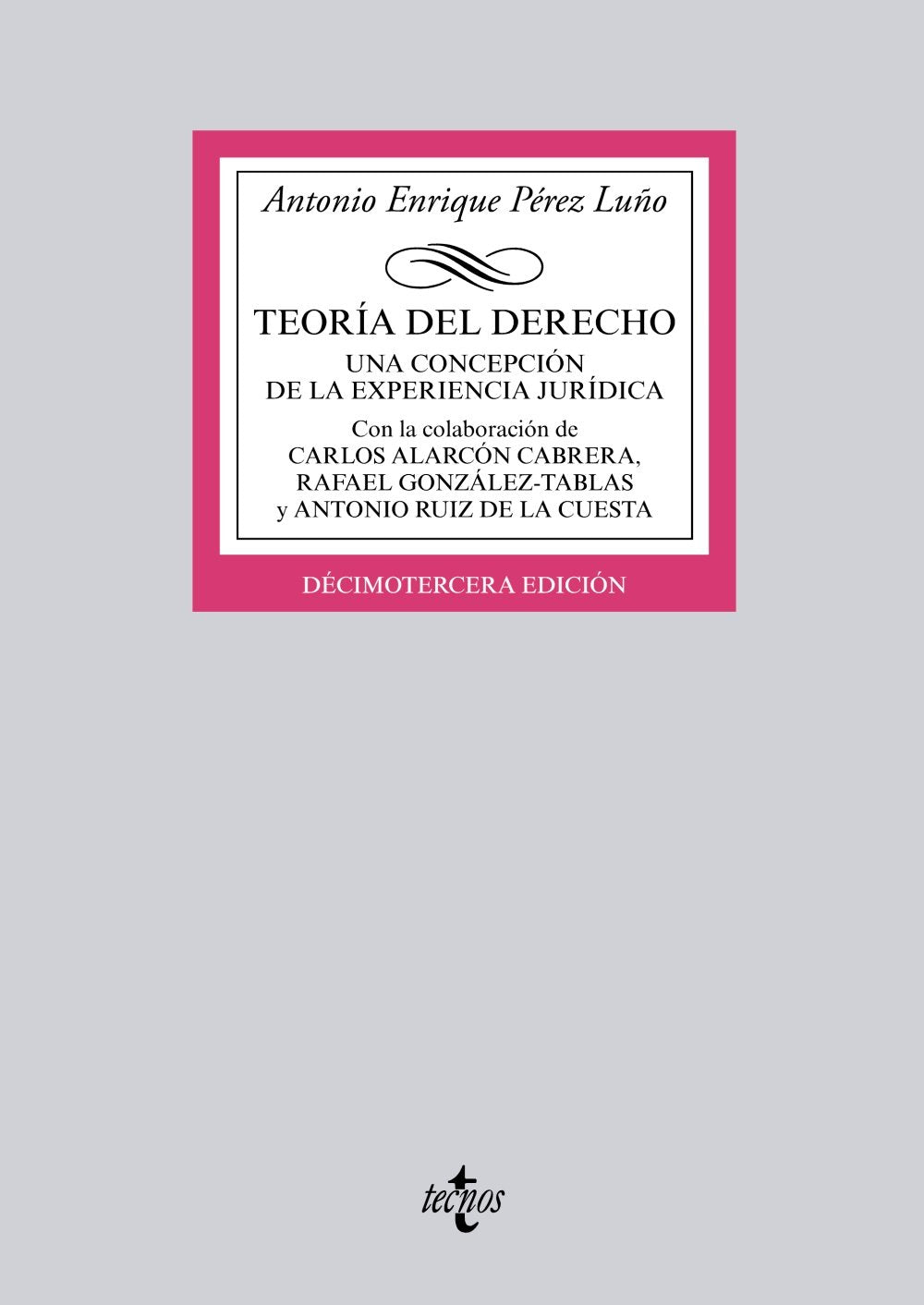 Teoría del derecho / Theory of Law: Una concepción de la experiencia jurídica / A Conception of Legal Experience book