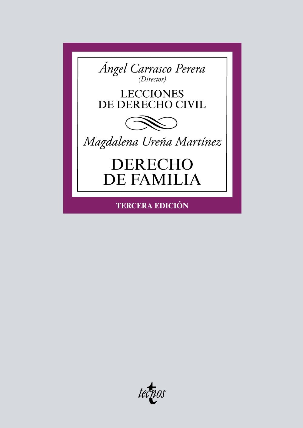 Derecho de familia : lecciones de derecho civil (Derecho - Biblioteca Universitaria de Editorial Tecnos) Law