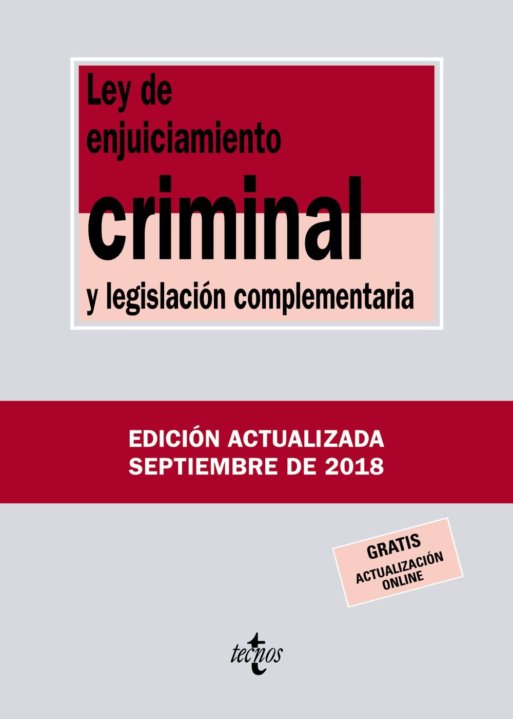 Ley de enjuiciamiento criminal y legislación complementaria (Derecho - Biblioteca De Textos Legales) Books