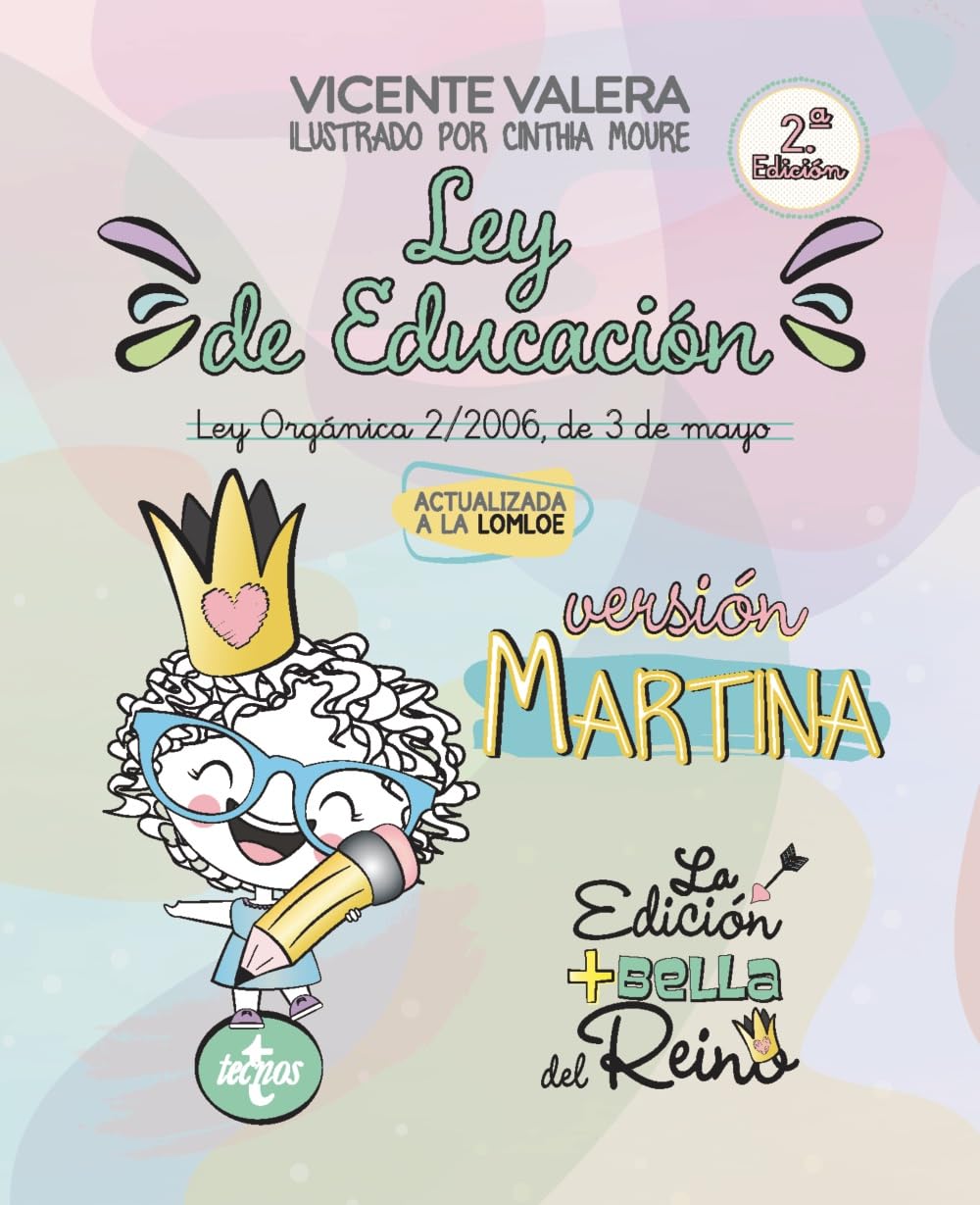 Ley de Educación versión Martina: Ley Orgánica 2/2006, de 3 de mayo. Texto legal book