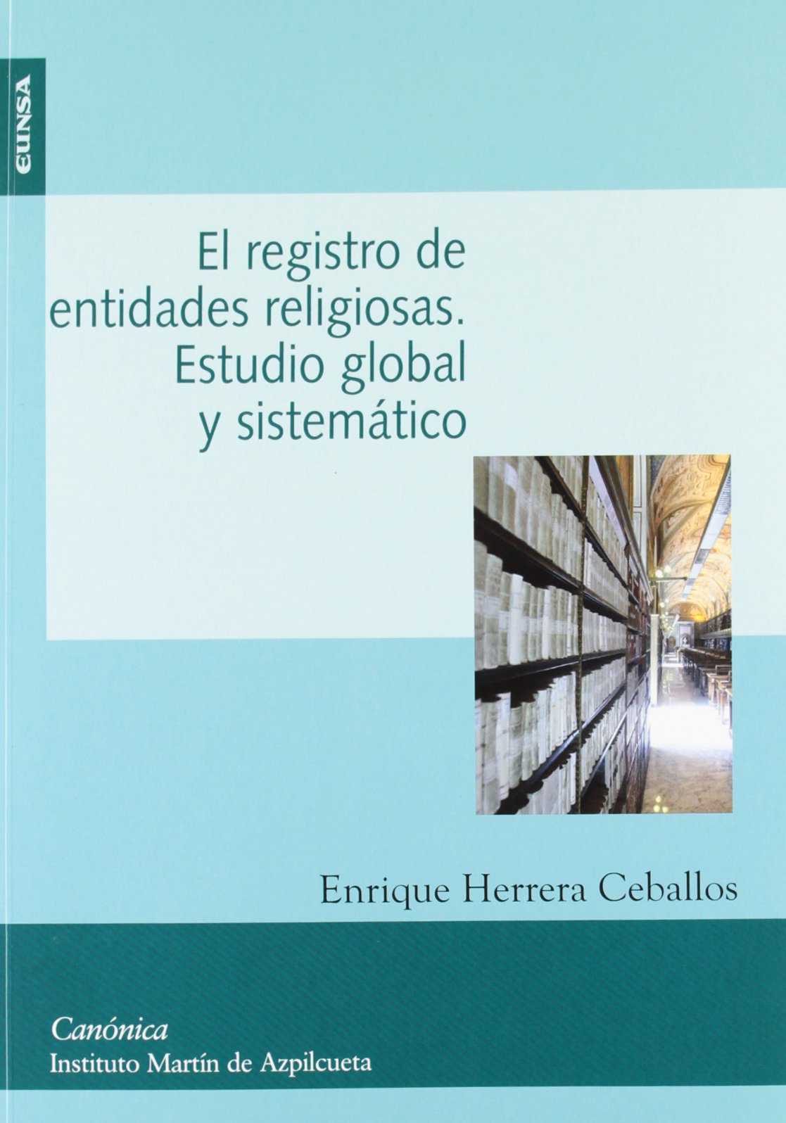 El registro de entidades religiosas (Colección canónica) Books