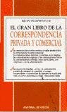 Product Image: El gran libro de la correspondencia privada y comercial