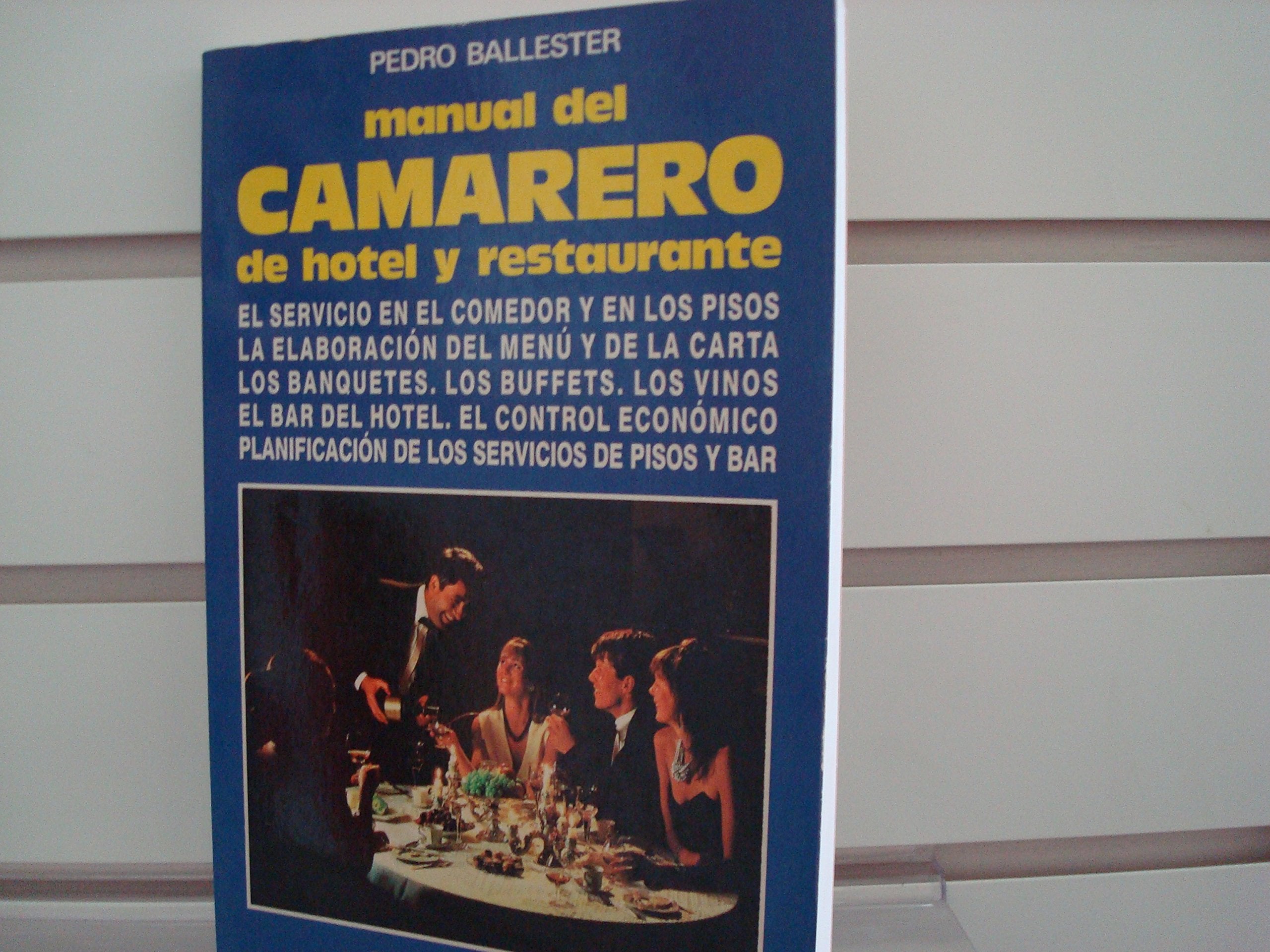 Manual del camarero de hotel y restaurante book