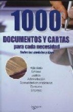 1000 documentos y cartas para cada necesidad : todos los modelos y tipos book