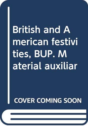 British and American festivities, BUP. Material auxiliar Books
