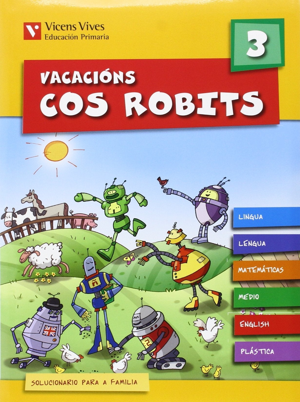 Vacacions Cos Robits 3. Libro Do Alumno+solucionario book