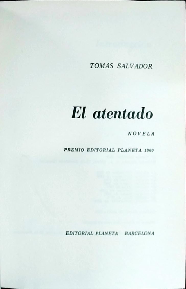 Product Image: El atentado