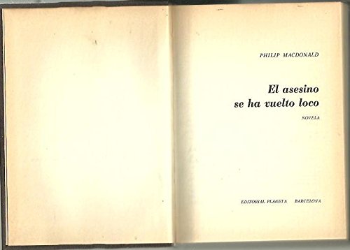 El asesino se ha vuelto loco Books