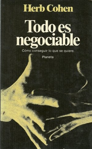 Todo es negociable book