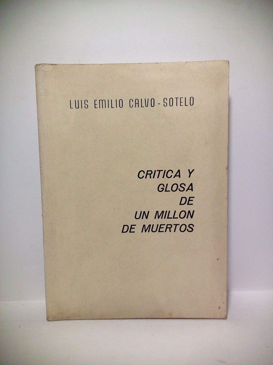 Un Millon De Muertos Books