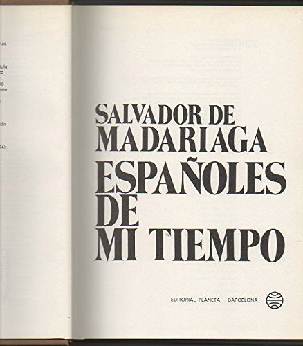 Españoles de mi tiempo Books