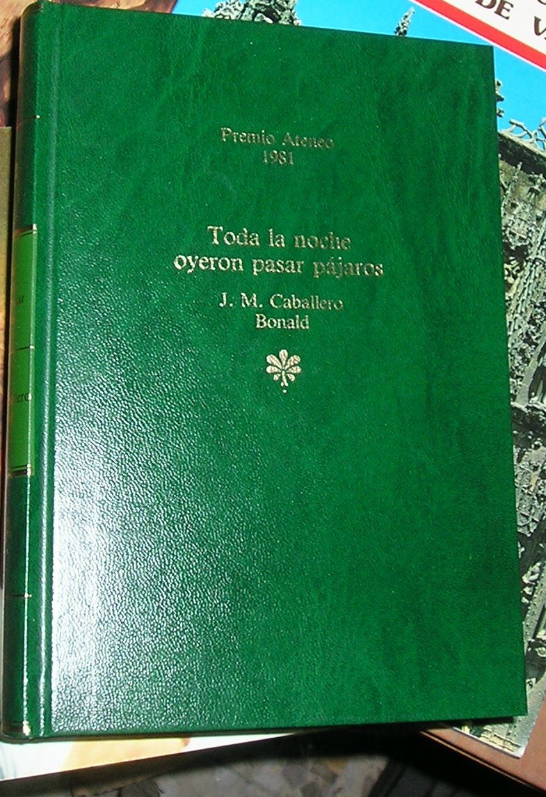 Toda la noche oyeron pasar pajaros book