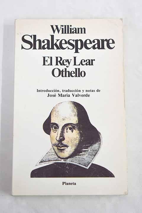 Product Image: El rey lear;othello, el moro de venecia
