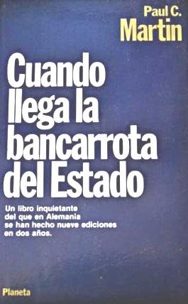 Cuando llega la bancarrota del Estado Books