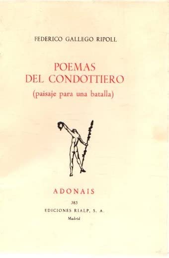 POEMAS DEL CONDOTTIERO Books