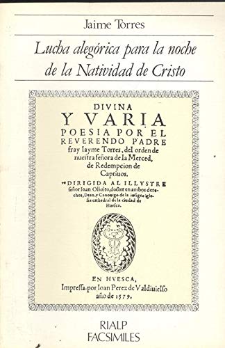 Lucha alegórica para la noche de la Natividad de Cristo Books