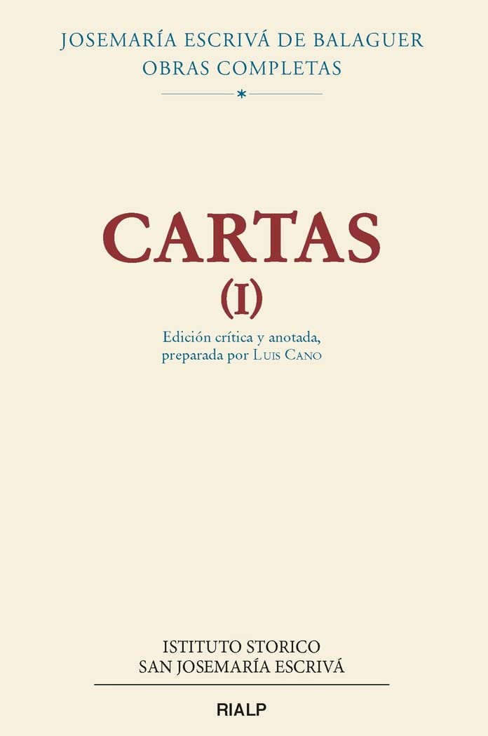 Cartas (I): Edición crítica y anotada, preparada por Luis Cano Poetry