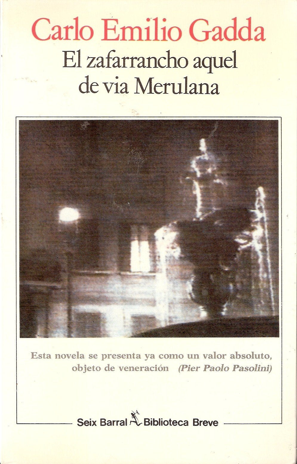 Zafarrancho aquel de via merulana, el Books