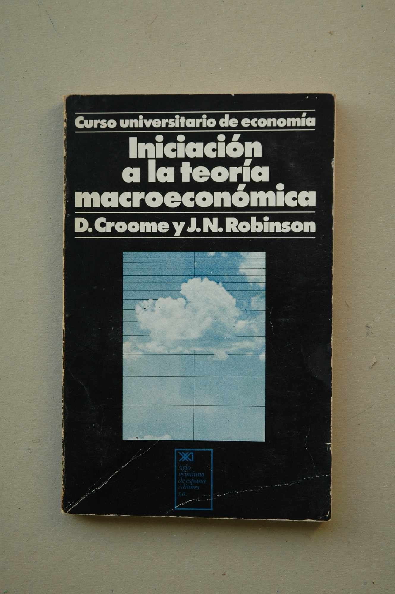 Iniciación a la teoría macroeconómica book
