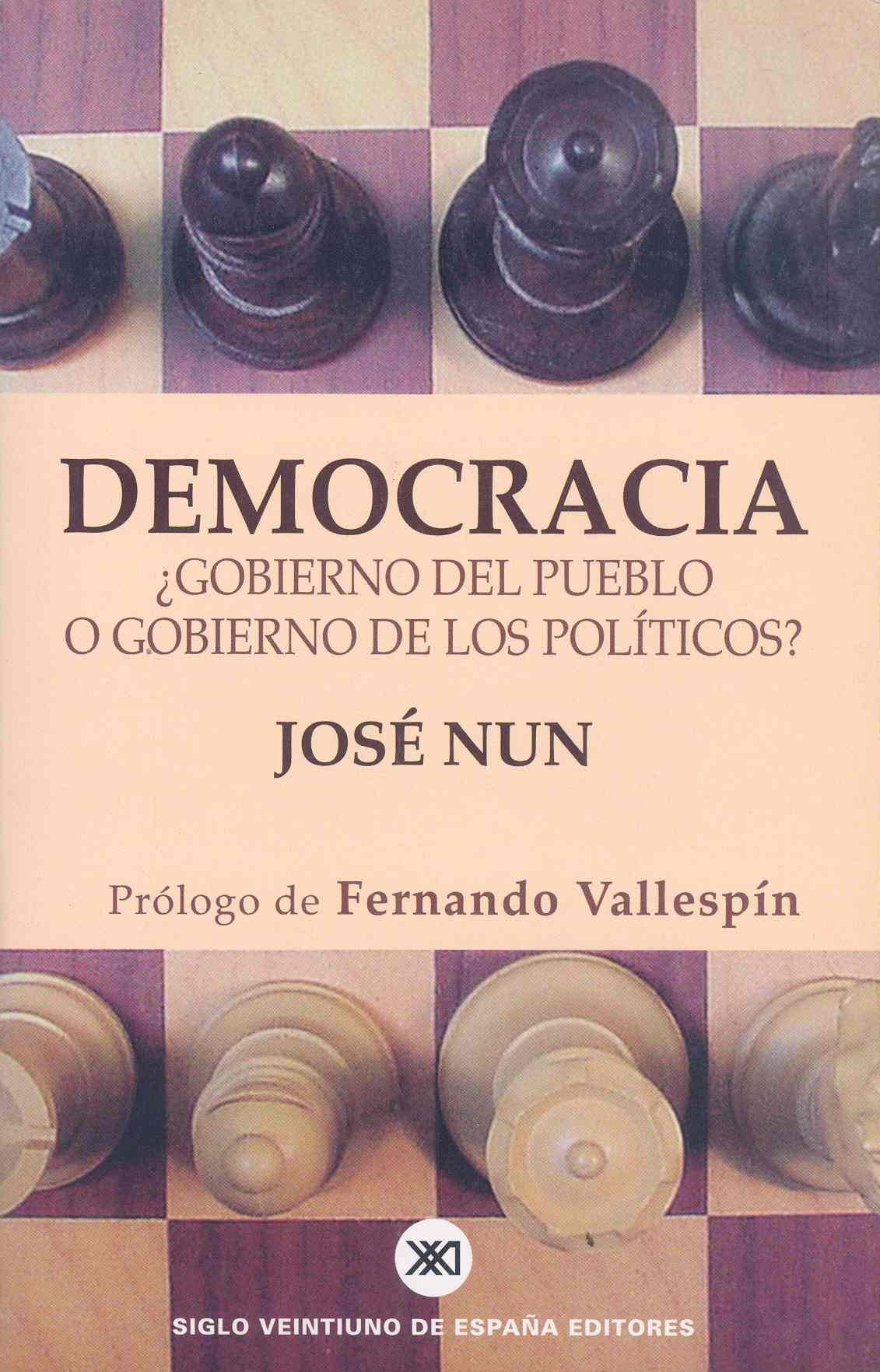 Democracia : ¿gobierno del pueblo o gobierno de los políticos? book