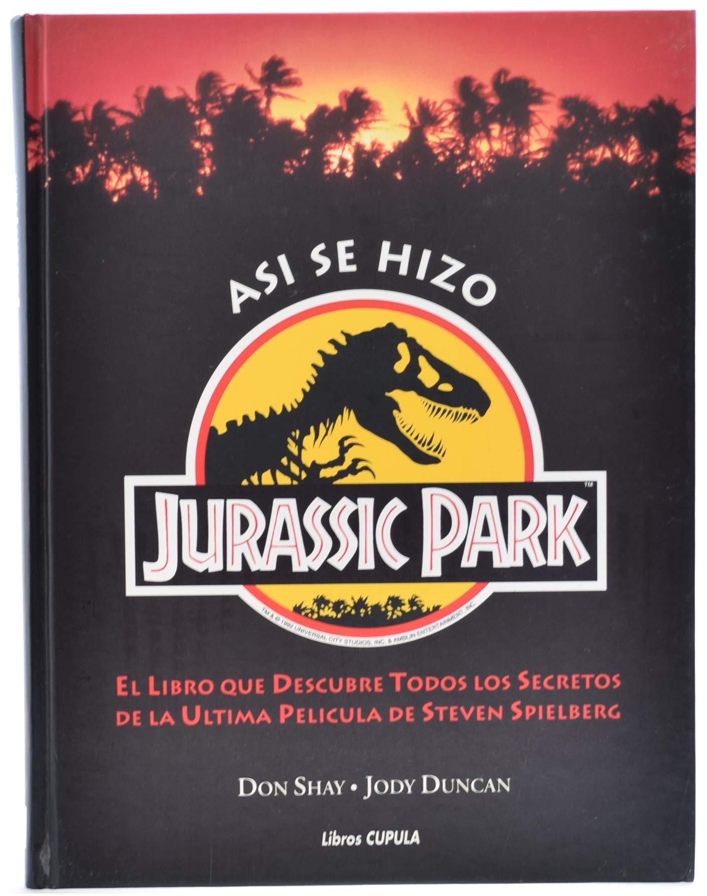 Asi se hizo jurassic park book
