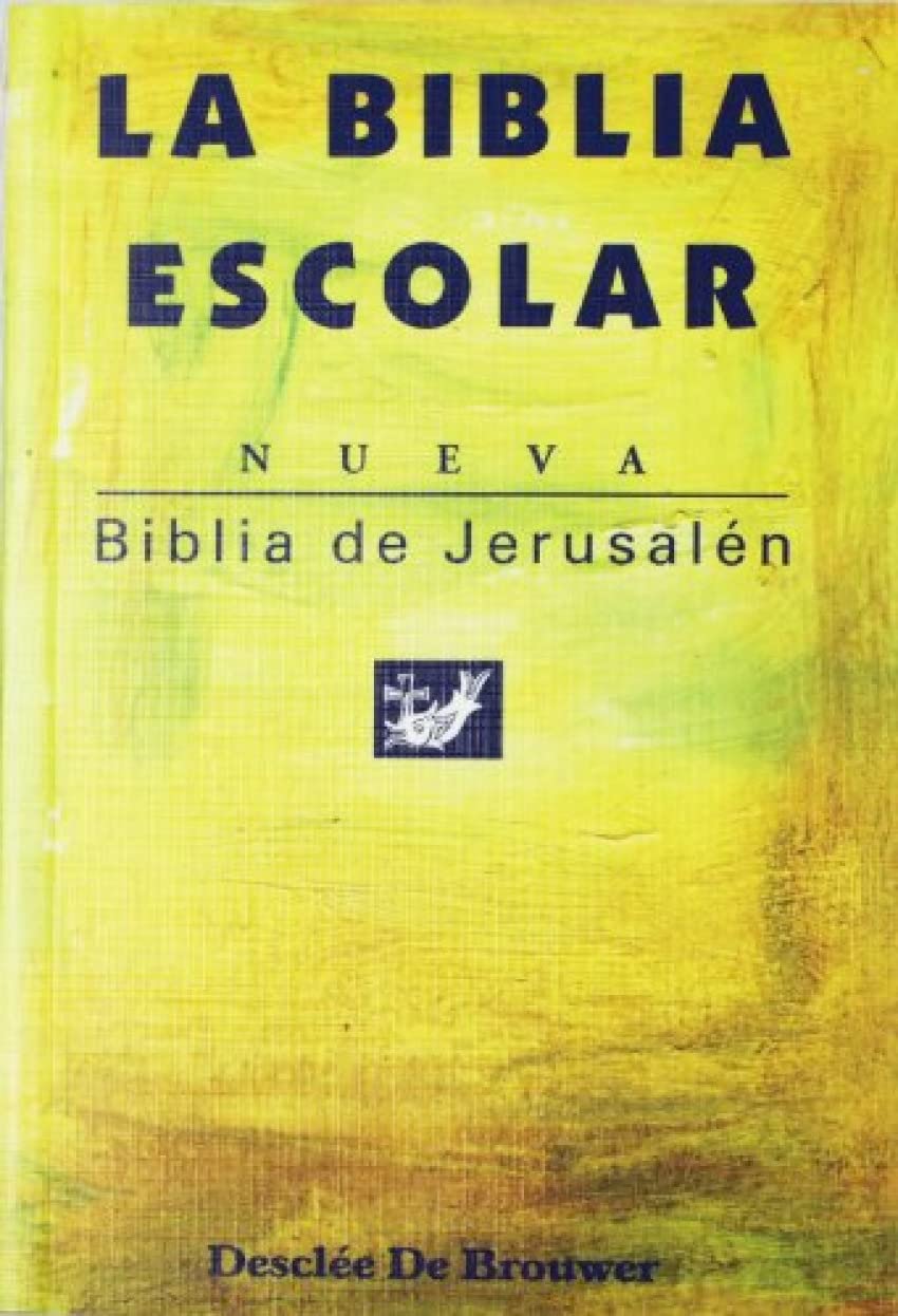 La Biblia Escolar, nueva Biblia de Jerusalén Social Sciences